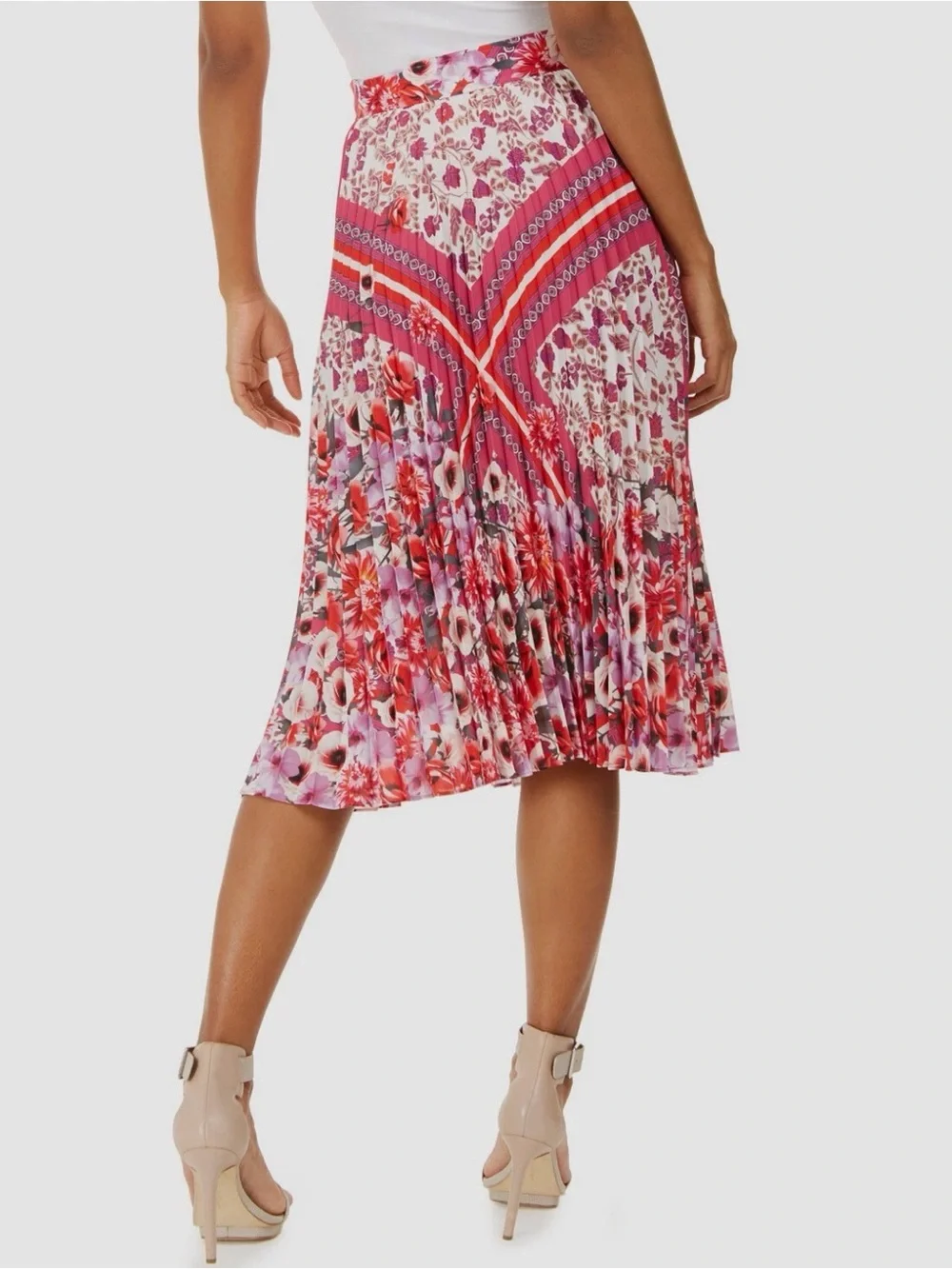 Elie Tahari pleated midi